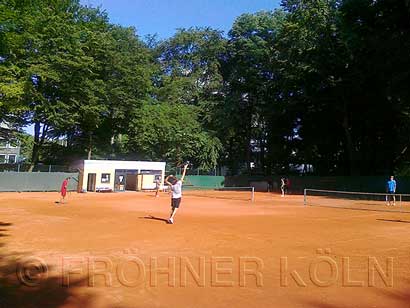 Tennisplatz-Sanierung Deutsche Sporthochschule K&ouml;ln